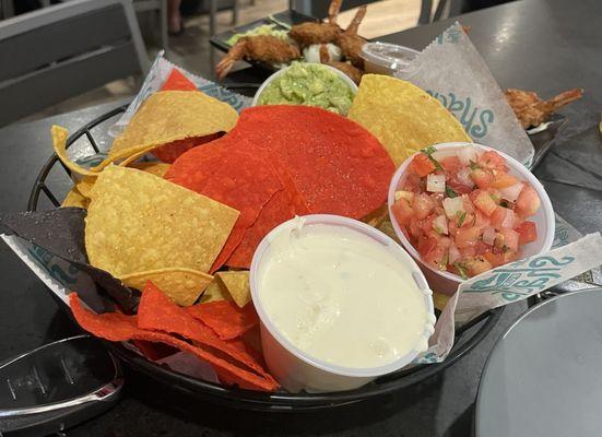 Chips and queso.