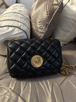 Authentic Versace Nappa quilted Medusa