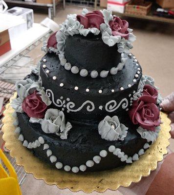 Mark, the Gothic inspired cake you created was more than I expected. From now on, Bilo Bakery Department will be our #1 choice!