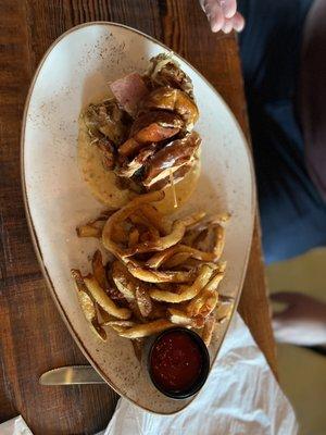 Cuban and parm fries