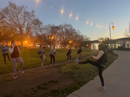 Sunrise with Oakland Adventure Boot Camp