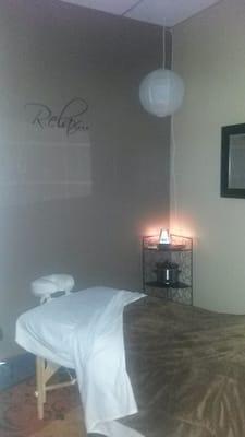 Our relaxing massage room