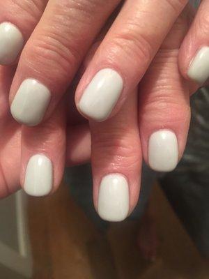 Gel manicure turned out great.