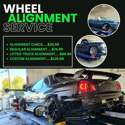 Best alignment prices in town!