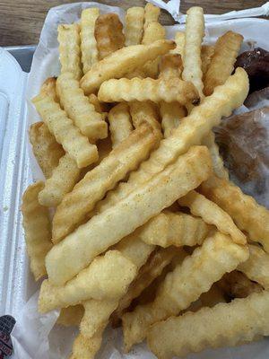 Fries with special seasoning