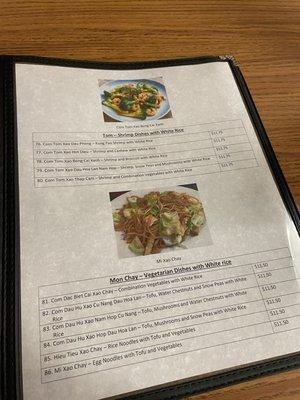 Updated menu 12/21