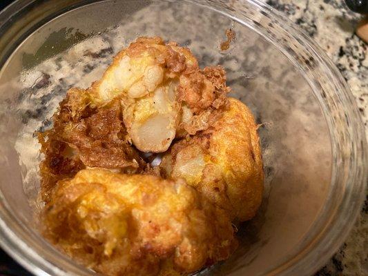 Fried cauliflower