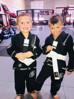 Colton & Bryce's first stripes!!