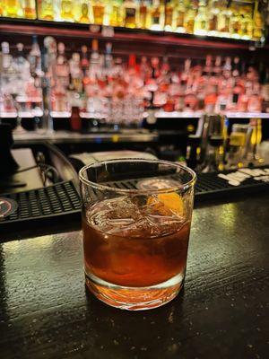 Delicious rye old fashioned