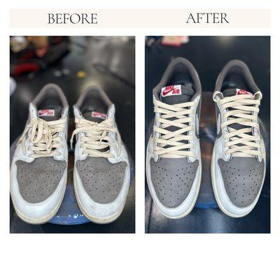 Before and After a Designer Clean