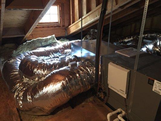 New furnace and ducting!