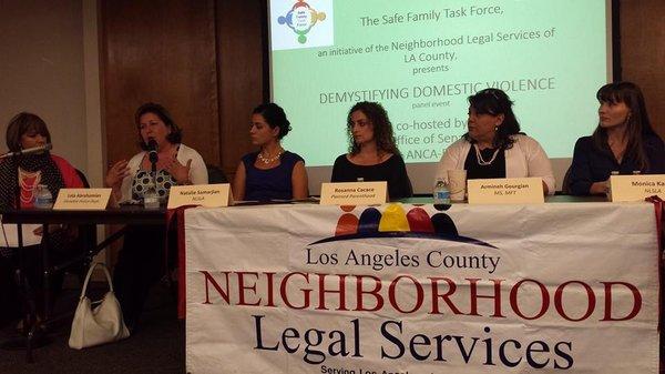 Mediated a Panel Discussion for the LA County Neighborhood Legal Services!