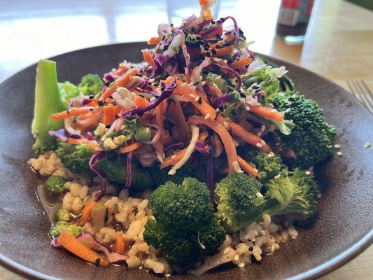 Bar-b-que bowl with beef