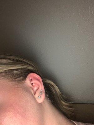 My rook piercing.