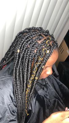 Medium Box Braids