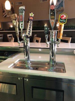 Local craft brews on tap