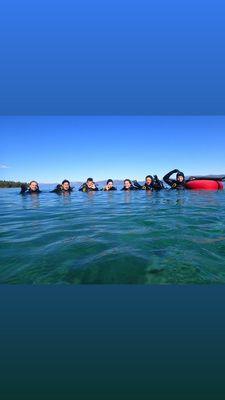 Our group at lake tahoe