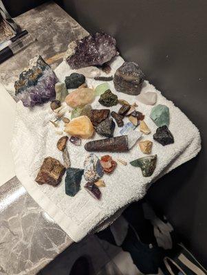 Gem bucket haul