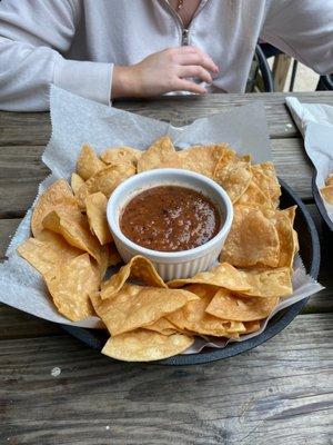 chips and Fire Roasted Salsa