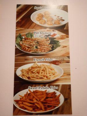 Food menu