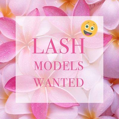 FREE  Lash models needed for training on July 14 & 16.  call/text 808.670.0136 or book online www.pinkysbeautybox.com