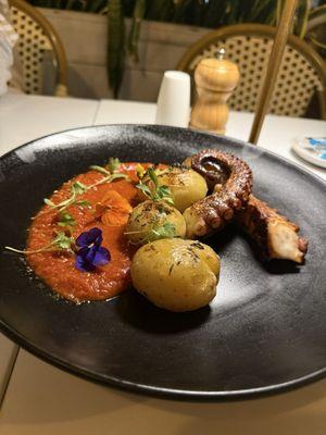 Confit and Grilled Octopus