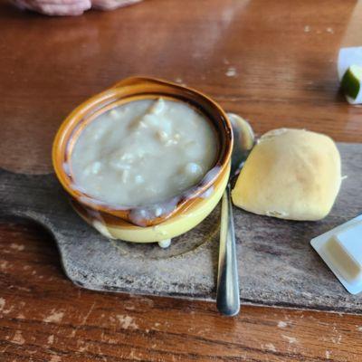 New England  clam chowder