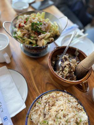 Eggplant preserved egg with green pepper  Changsha lard rice