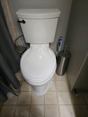 Toilet replaced