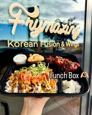 Frymazing lunch box available 11am-3:30pm