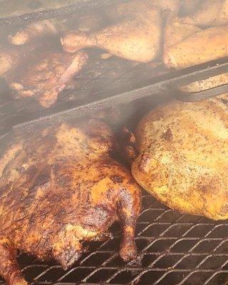 Smoked chicken