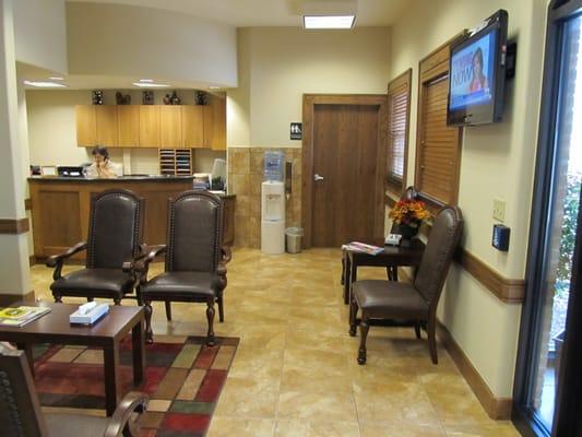 Moore office reception area