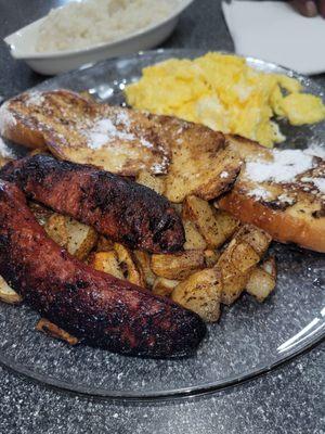 French toast sausage eggs