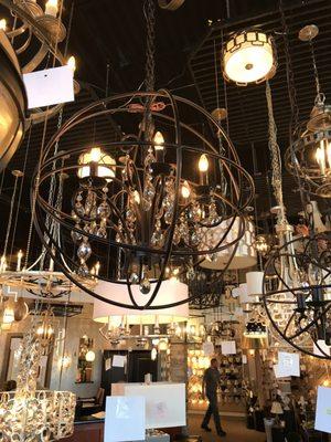 Globe chandelier by maxim