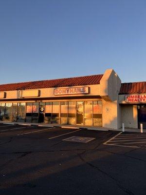 The shopping center