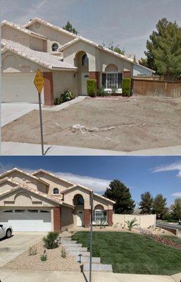 Front Yard : Before & After