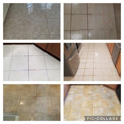 Any kind, size, shape and color tile, our results are always the same...A night and day difference!