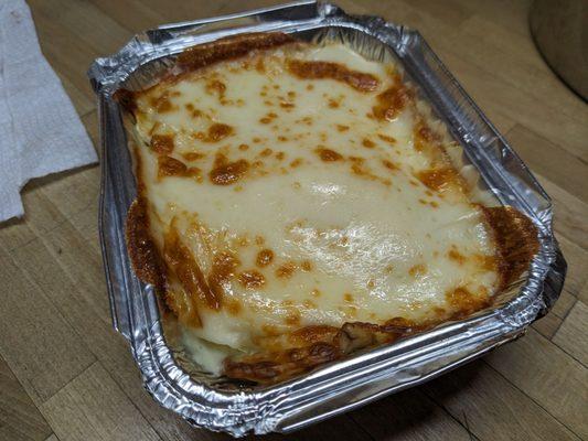 Lasagna with white sauce