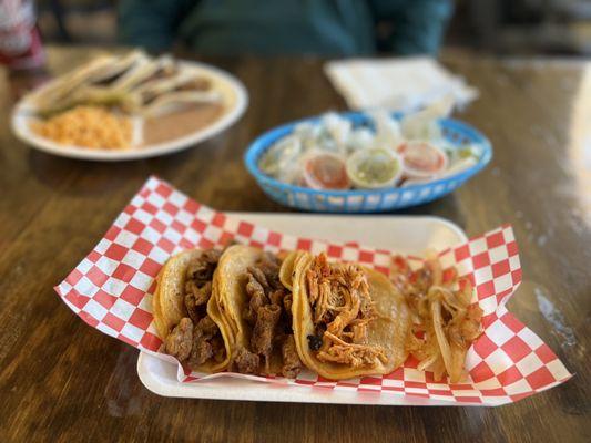 Tacos only plate