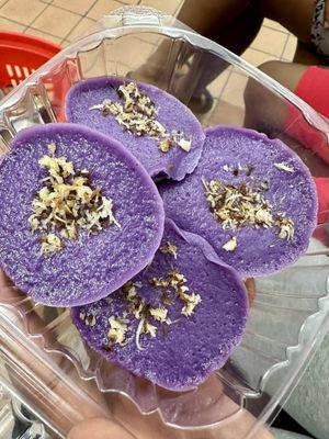 Sapin-Sapin! (Rice cake with ube) 8/24/24