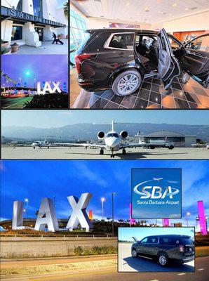 Reliable airport transportation for over 15 years to and from Santa Barbara Airport (SBA), LAX, Burbank, Ontario, and Private Airports.