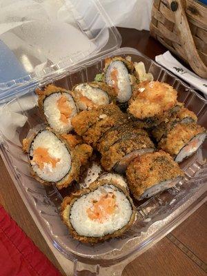 JB Tempura Roll (wasn't cooked the best)