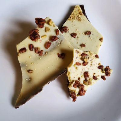 Pomegranate Pistachio Bark