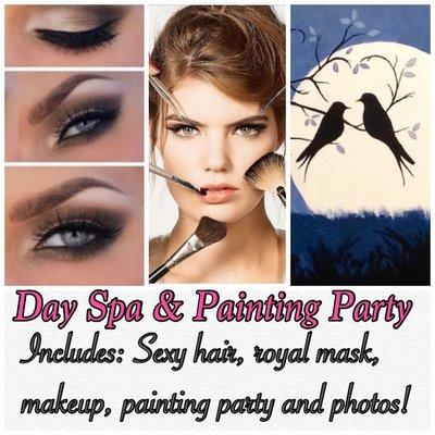 2/11/17 Day Spa and Painting Party, in Orange CA. RSVP: 714-408-8011