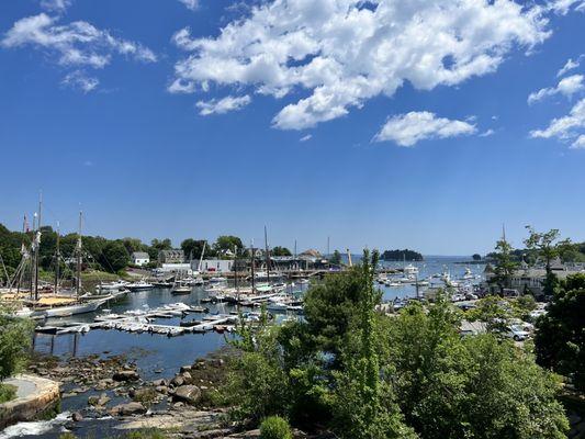 Harbor view from deck