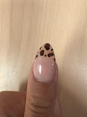 Full Set Acrylic Nails (cheetah print)