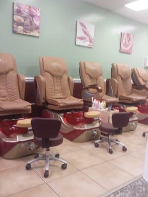 Pedicure station