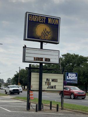 Front Sign on Dawson Road, Albany Georgia USA.