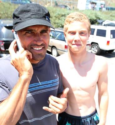 Kelly Slater Hanging at Camp!