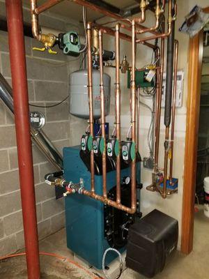 Oil boiler installation in Derry NH